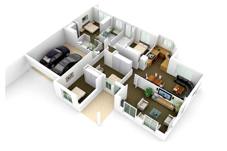 Featured image of post Low Cost Modern 2 Bedroom House Plans 3D / Looking to build a small, but not super small home?