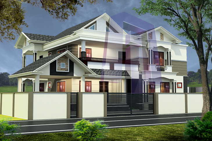 Featured image of post Double Floor Normal House Front Elevation Designs Kerala : 30×50 ft house design indian style ground floor plan elevation.