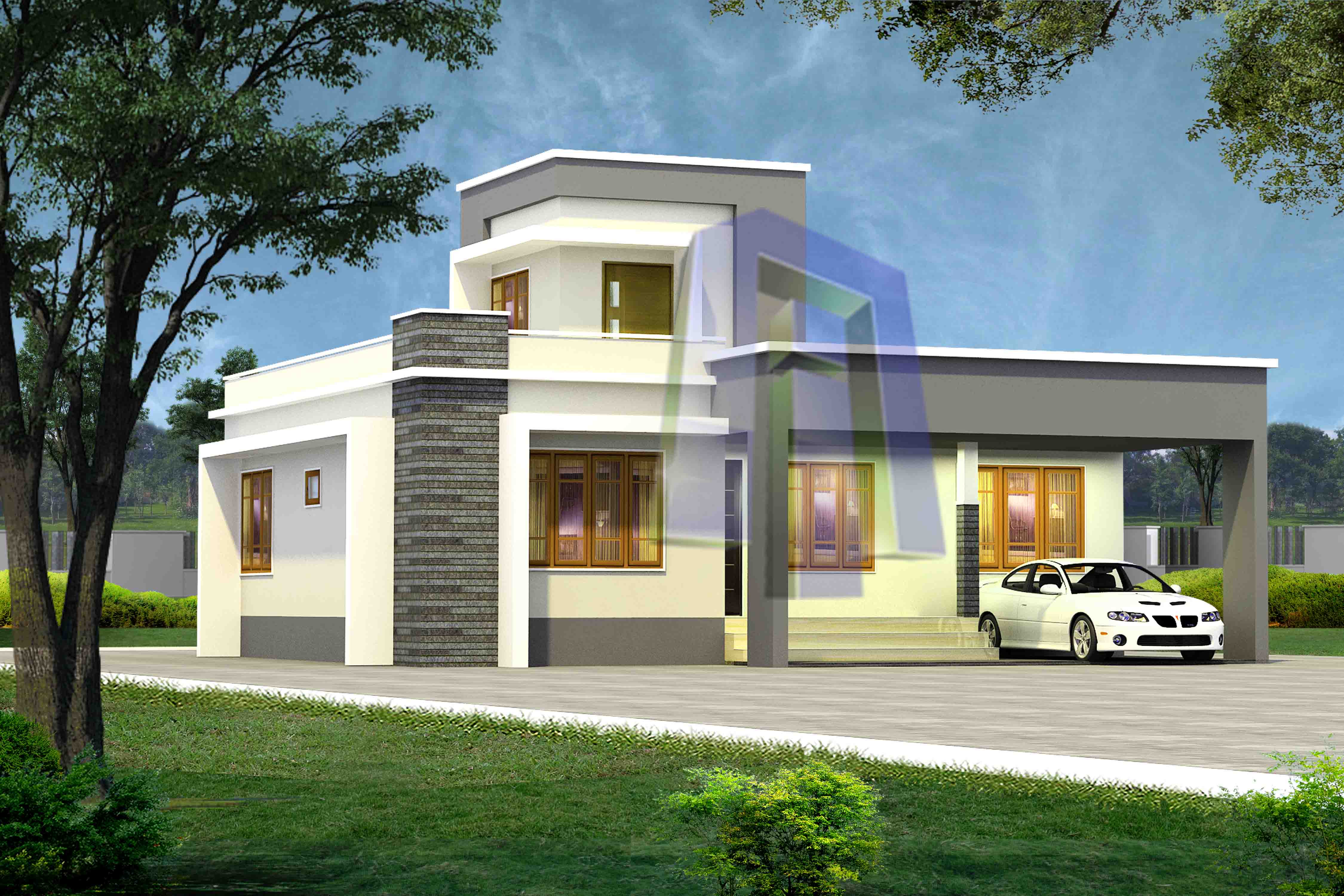 2 Bedroom House Plan Indian Style 1000 Sq Ft House Plans With Front Elevation Kerala Style House Plans Kerala Home Plans Kerala House Design Indian House Plans